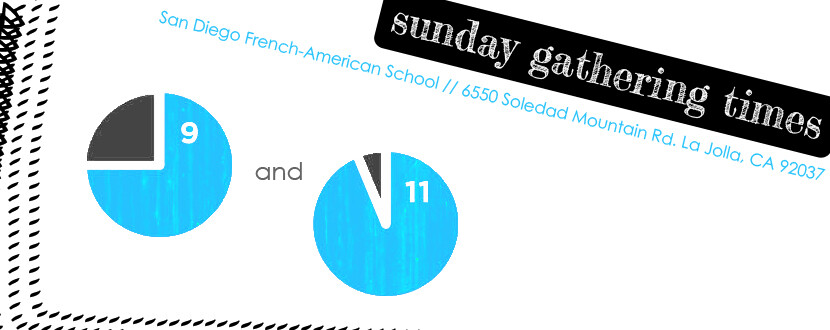 sunday service times banner